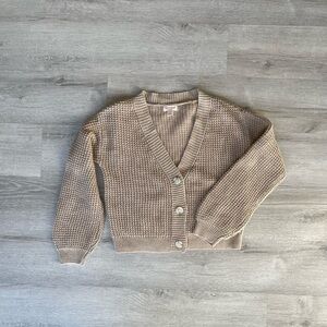 Cat & Jack Women's Tan Knit Cardigan